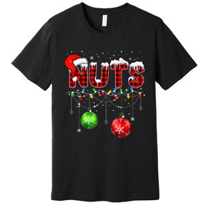 Chestnuts Matching Family Funny Chest Nuts Christmas Couples Premium T-Shirt