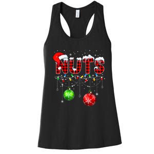 Chestnuts Matching Family Funny Chest Nuts Christmas Couples Women's Racerback Tank