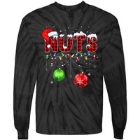 Chestnuts Matching Family Funny Chest Nuts Christmas Couples Tie-Dye Long Sleeve Shirt