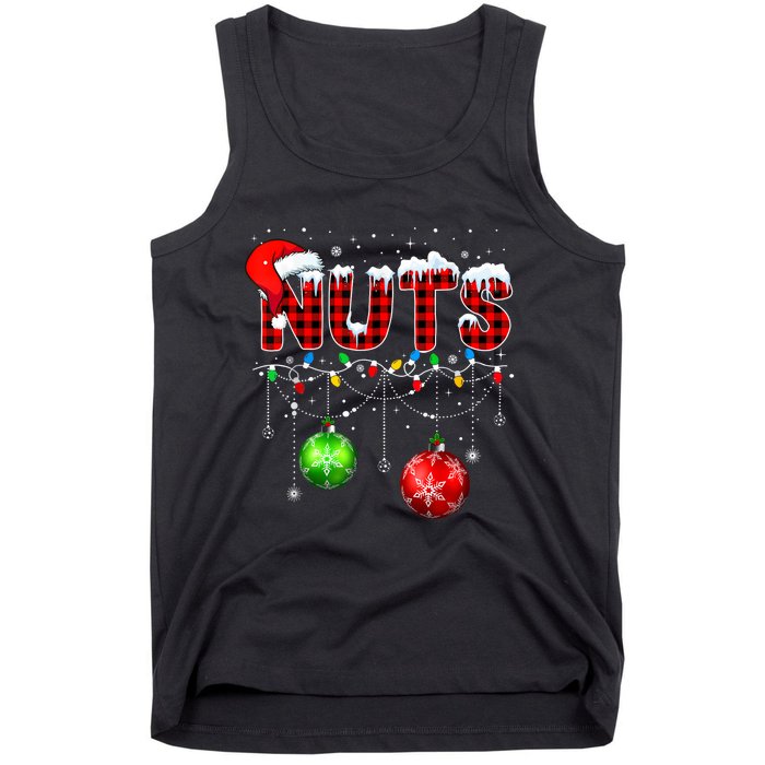 Chestnuts Matching Family Funny Chest Nuts Christmas Couples Tank Top