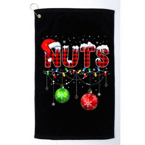 Chestnuts Matching Family Funny Chest Nuts Christmas Couples Platinum Collection Golf Towel