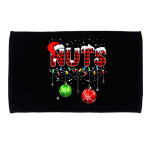 Chestnuts Matching Family Funny Chest Nuts Christmas Couples Microfiber Hand Towel