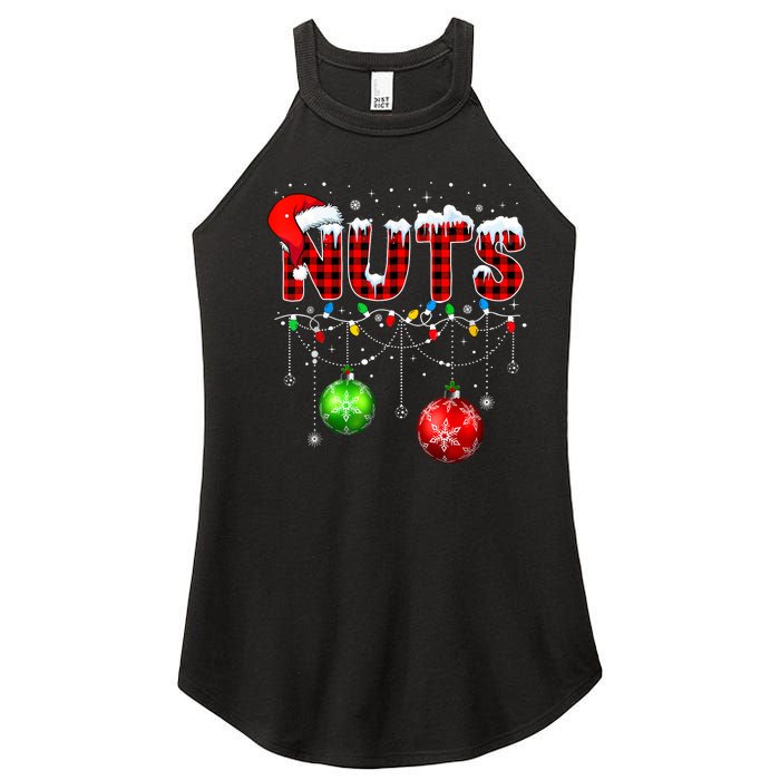 Chestnuts Matching Family Funny Chest Nuts Christmas Couples Women's Perfect Tri Rocker Tank