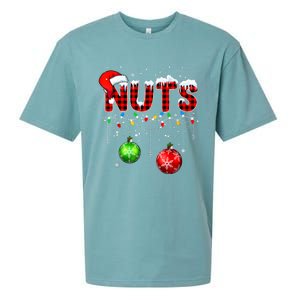 Chestnuts Matching Family Funny Chest Nuts Christmas Couples Sueded Cloud Jersey T-Shirt