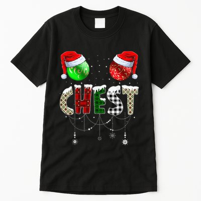 Chestnuts Matching Family Funny Chest Nuts Christmas Couples Tall T-Shirt