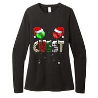 Chestnuts Matching Family Funny Chest Nuts Christmas Couples Womens CVC Long Sleeve Shirt