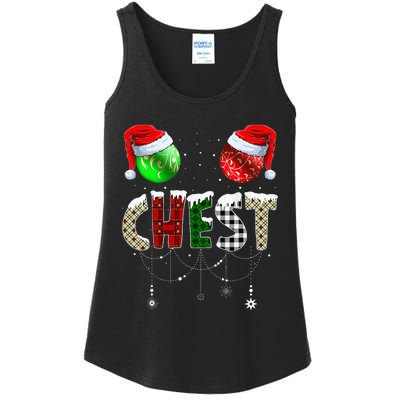 Chestnuts Matching Family Funny Chest Nuts Christmas Couples Ladies Essential Tank