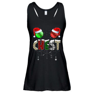 Chestnuts Matching Family Funny Chest Nuts Christmas Couples Ladies Essential Flowy Tank