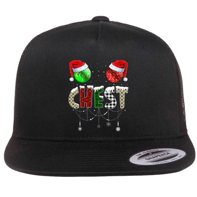Chestnuts Matching Family Funny Chest Nuts Christmas Couples Flatbill Hat