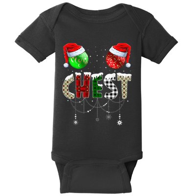 Chestnuts Matching Family Funny Chest Nuts Christmas Couples Baby Bodysuit