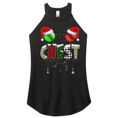 Chestnuts Matching Family Funny Chest Nuts Christmas Couples Women’s Perfect Tri Rocker Tank