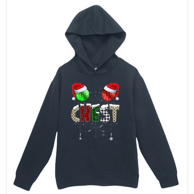 Chestnuts Matching Family Funny Chest Nuts Christmas Couples Urban Pullover Hoodie