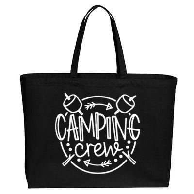 Camping Matching For Family Camper Group Camping Crew Cotton Canvas Jumbo Tote