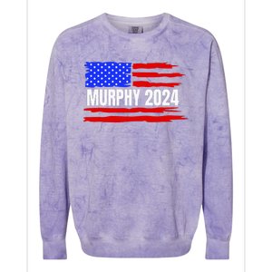 Chris Murphy For President 2024 Colorblast Crewneck Sweatshirt