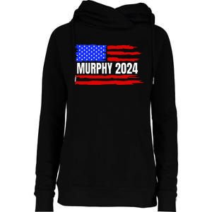 Chris Murphy For President 2024 Womens Funnel Neck Pullover Hood