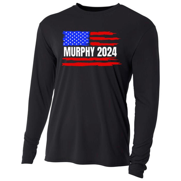 Chris Murphy For President 2024 Cooling Performance Long Sleeve Crew