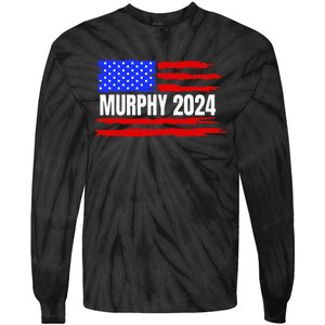 Chris Murphy For President 2024 Tie-Dye Long Sleeve Shirt