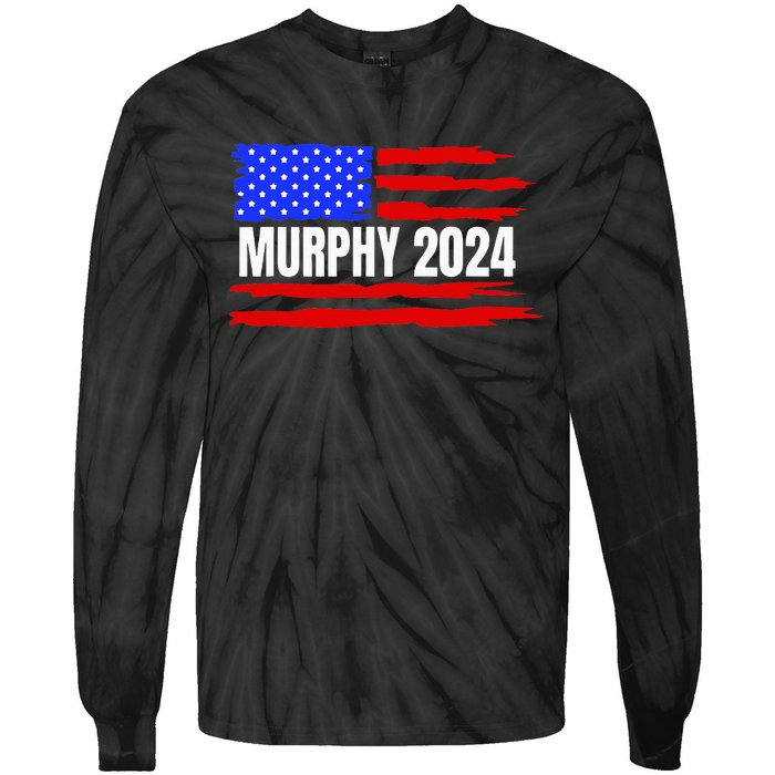 Chris Murphy For President 2024 Tie-Dye Long Sleeve Shirt