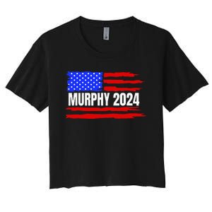 Chris Murphy For President 2024 Women's Crop Top Tee