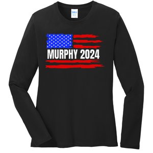 Chris Murphy For President 2024 Ladies Long Sleeve Shirt