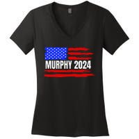 Chris Murphy For President 2024 Women's V-Neck T-Shirt