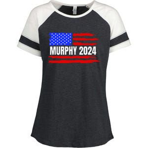 Chris Murphy For President 2024 Enza Ladies Jersey Colorblock Tee