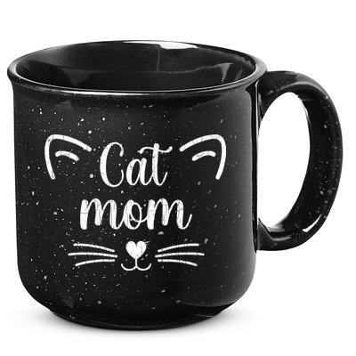 Cat Mom Funny Owner Graphic 15oz Campfire Ceramic Mug