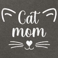 Cat Mom Funny Owner Graphic Cotton Canvas Backpack