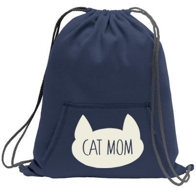 Cat Mom Funny Cat Mommy For Women For Mothers Day Sweatshirt Cinch Pack Bag