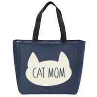 Cat Mom Funny Cat Mommy For Women For Mothers Day Zip Tote Bag