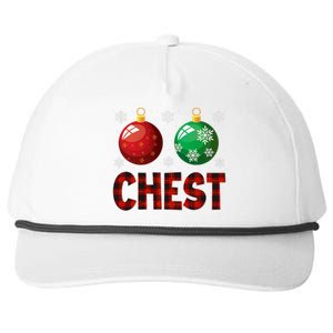 Chestnuts Matching Family Funny Chest Nuts Christmas Couples Snapback Five-Panel Rope Hat