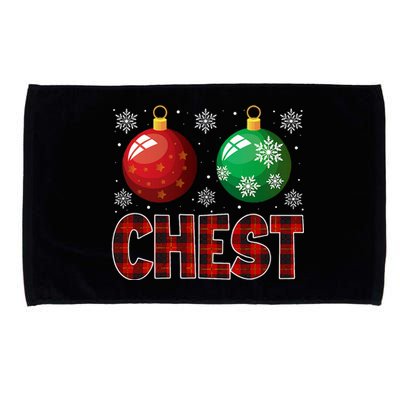 Chestnuts Matching Family Funny Chest Nuts Christmas Couples Microfiber Hand Towel