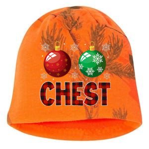 Chestnuts Matching Family Funny Chest Nuts Christmas Couples Kati - Camo Knit Beanie