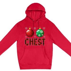 Chestnuts Matching Family Funny Chest Nuts Christmas Couples Premium Pullover Hoodie