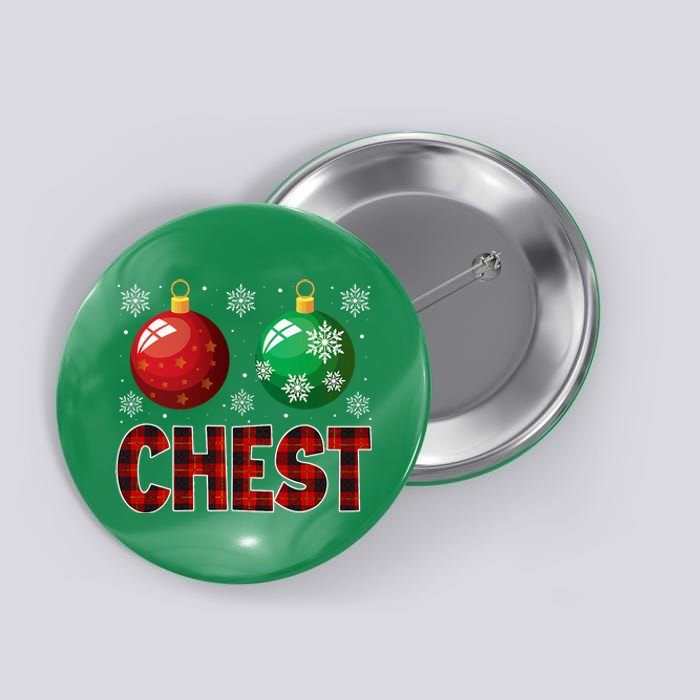 Chestnuts Matching Family Funny Chest Nuts Christmas Couples Button