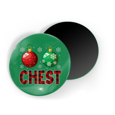 Chestnuts Matching Family Funny Chest Nuts Christmas Couples Magnet