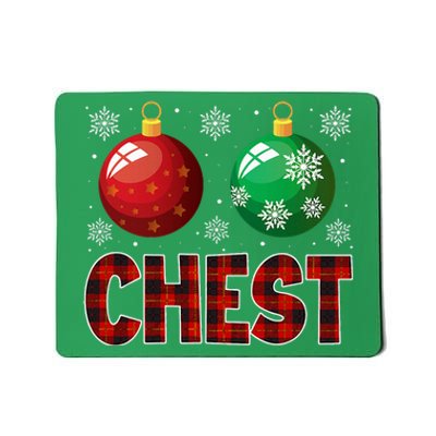 Chestnuts Matching Family Funny Chest Nuts Christmas Couples Mousepad