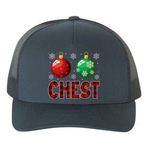 Chestnuts Matching Family Funny Chest Nuts Christmas Couples Yupoong Adult 5-Panel Trucker Hat