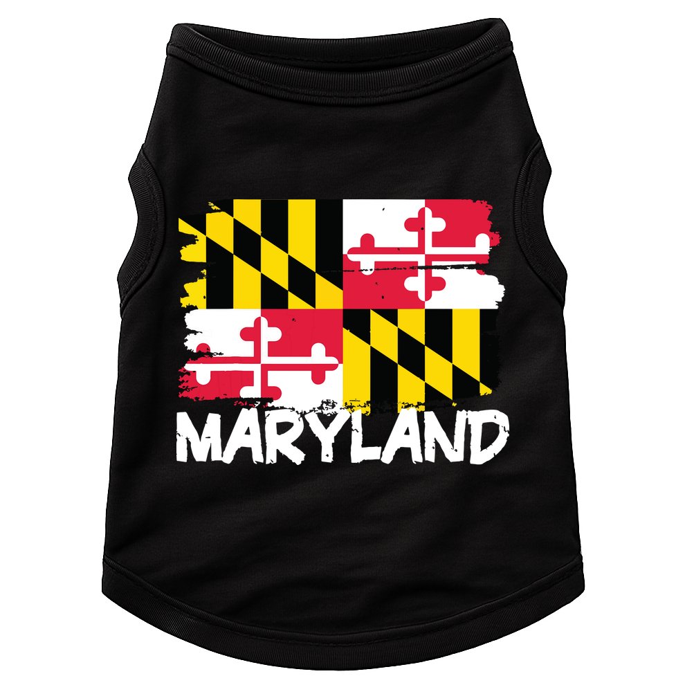 Cool Maryland Flag Doggie Tank