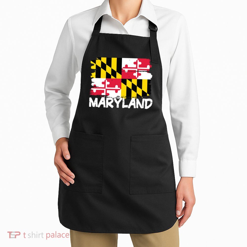 Cool Maryland Flag Apron