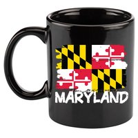 Cool Maryland Flag 11oz C Handle Ceramic Mug