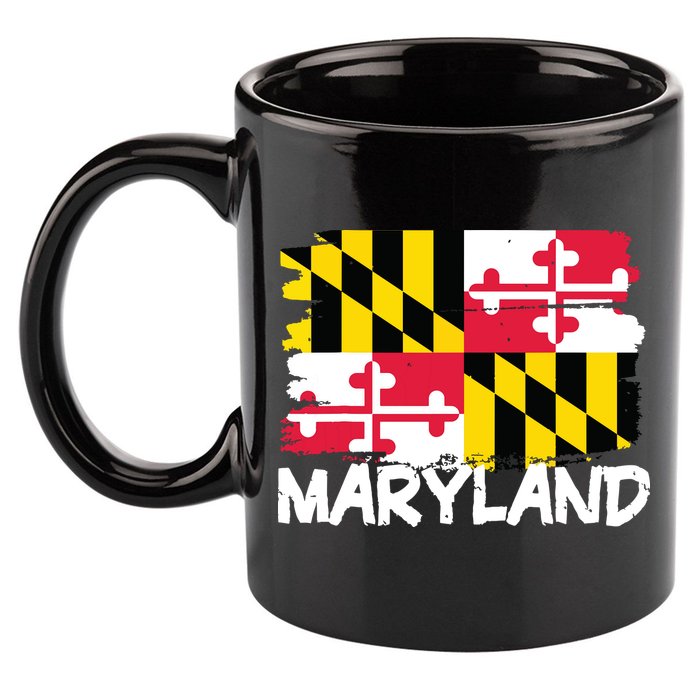 Cool Maryland Flag 11oz C Handle Ceramic Mug