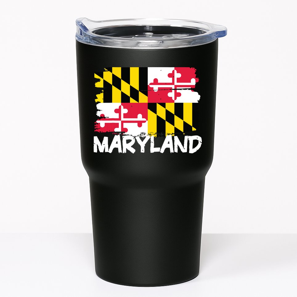 Cool Maryland Flag Tumbler
