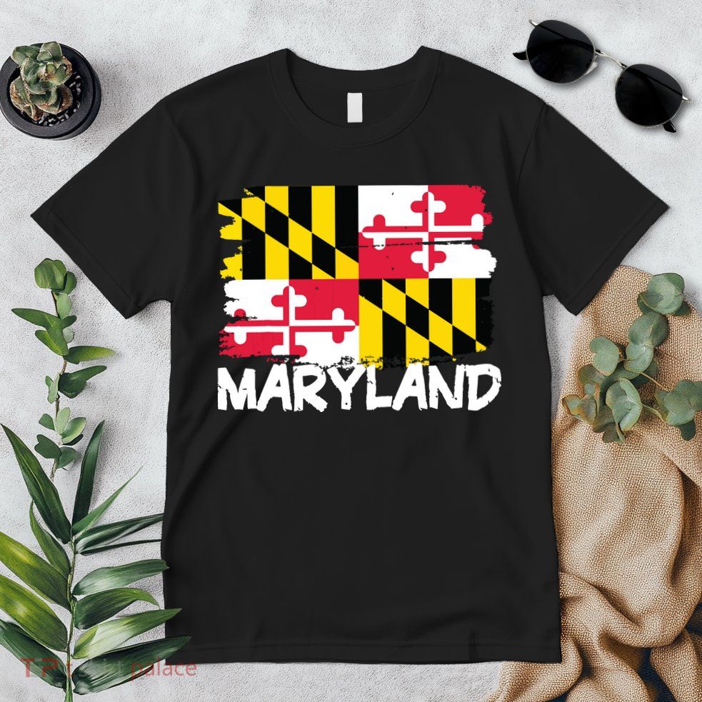 Cool Maryland Flag Premium T-Shirt