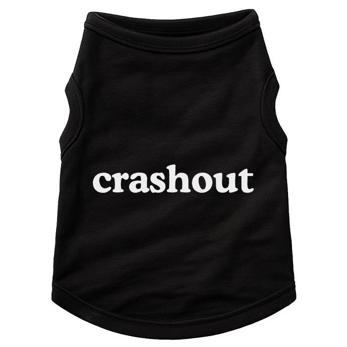 Crashout Meme Funny Doggie Tank