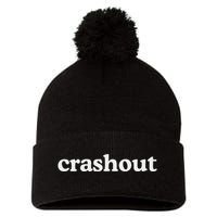 Crashout Meme Funny Pom Pom 12in Knit Beanie