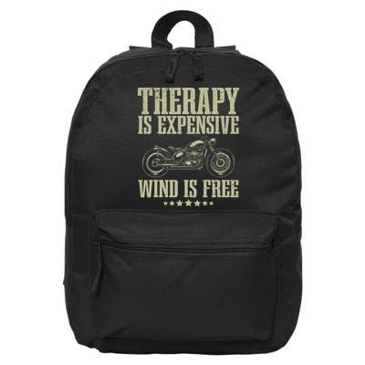 Cool Motorcycle For Women Motorcycle Lovers Bike Rider 16 in Basic Backpack