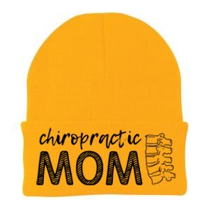 Chiropractic Mom Funny Chiropractor Mother's Day Chiro Humor Gift Knit Cap Winter Beanie