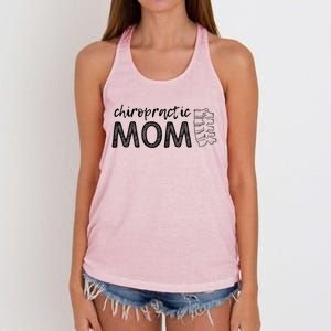 Chiropractic Mom Funny Chiropractor Mother's Day Chiro Humor Gift Women's Knotted Racerback Tank