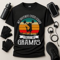 Cheerleading My Favorite Cheerleader Calls Me Gramps Cooling Performance Crew T-Shirt